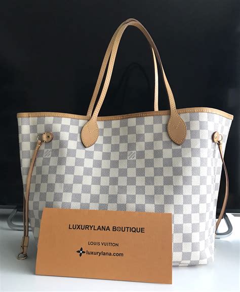 louis vuitton neverfull mm damier azur replica|louis vuitton damier azur favorite.